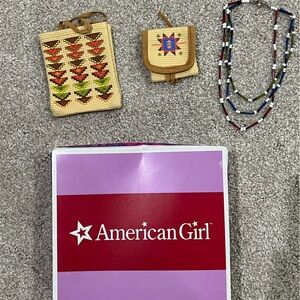 American Girl necklace with coordinating doll accessories